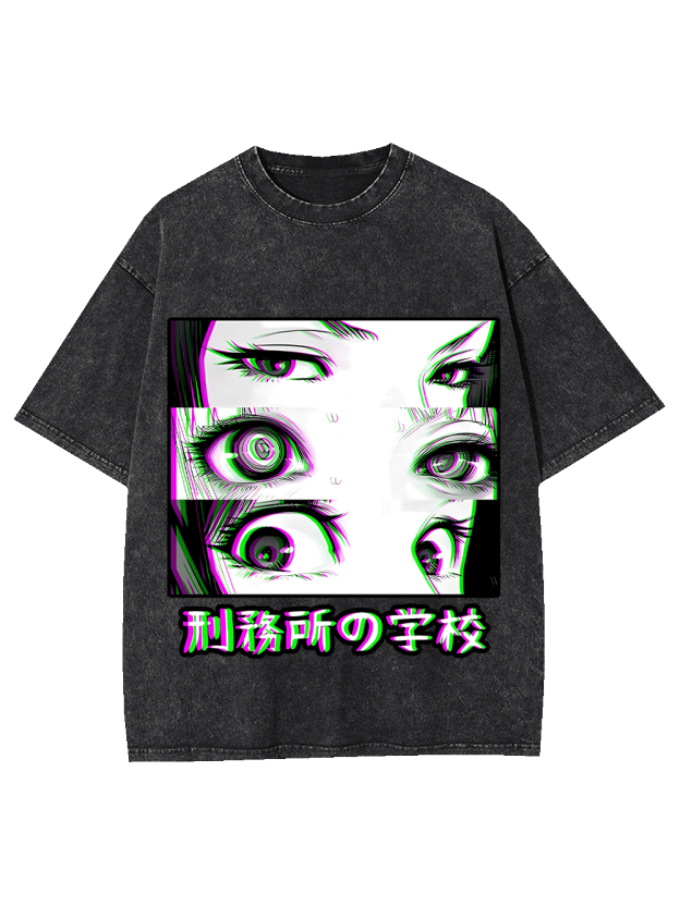 Eyes of the Prison School Washed Tshirt