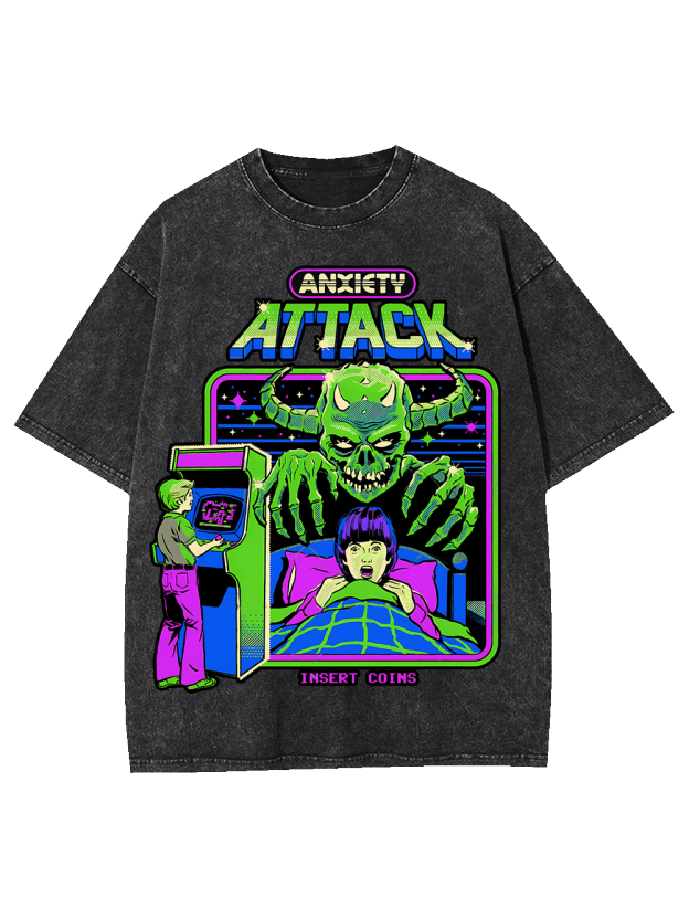 Anxiety Attack Washed Tshirt