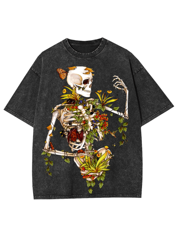 Floral Rebirth Washed Tshirt