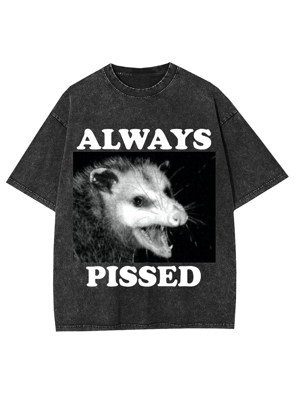 Always Pissed Washed Tshirt