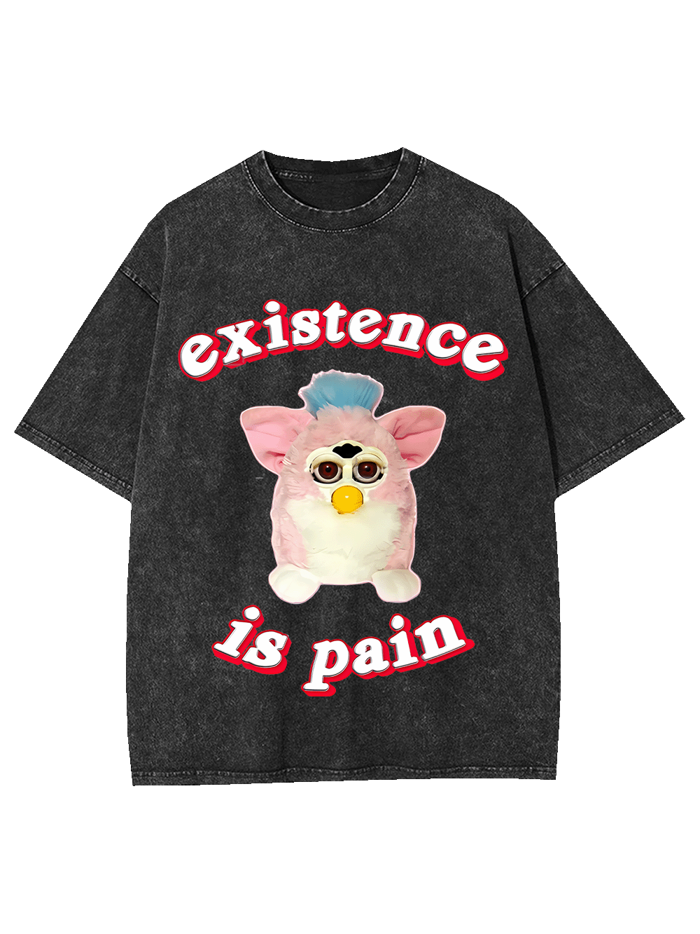Existence Is Pain Washed Tshirt-ClassyOutlaw Sale