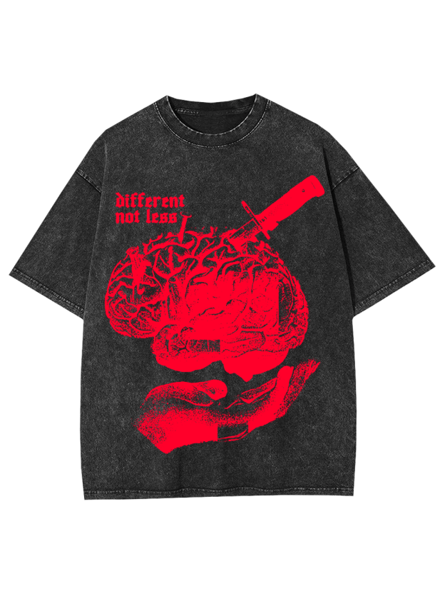 Different Not Less Washed Tshirt