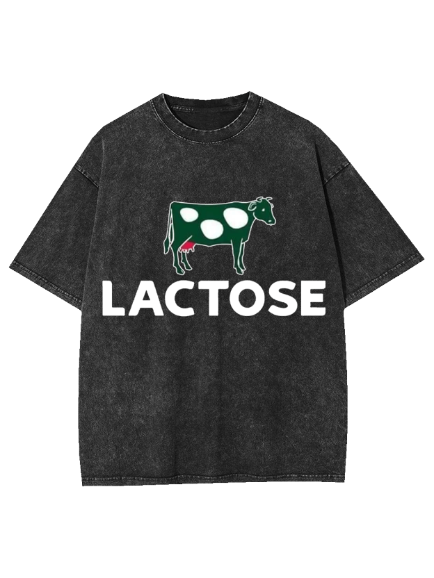LACTOSE WASHED TSHIRT