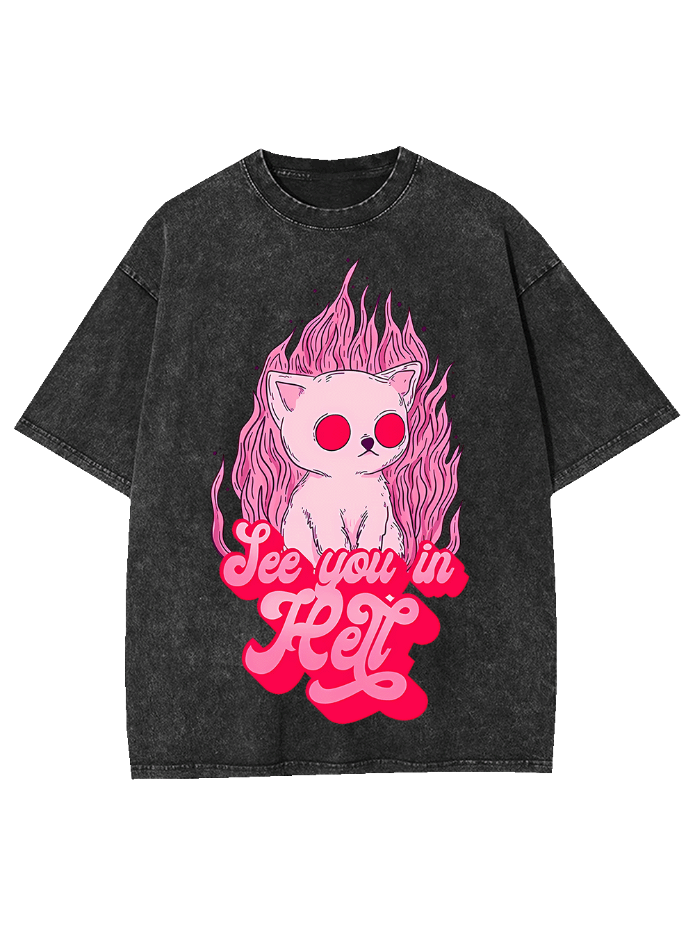 SEE YOU IN HELL WASHED TSHIRT
