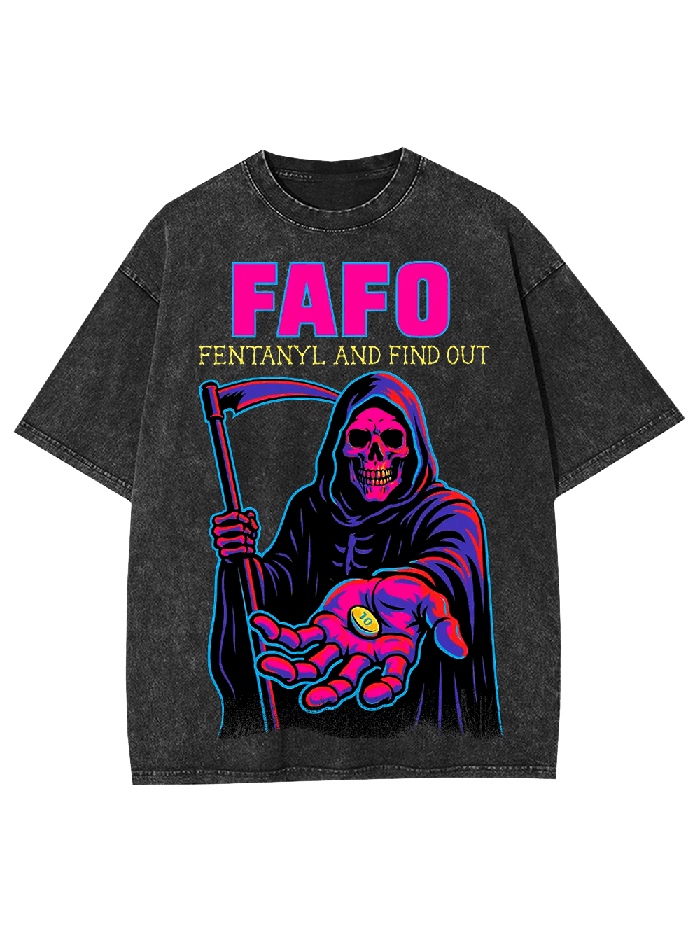 FAFO: Fentanyl And Find Out Washed Tshirt