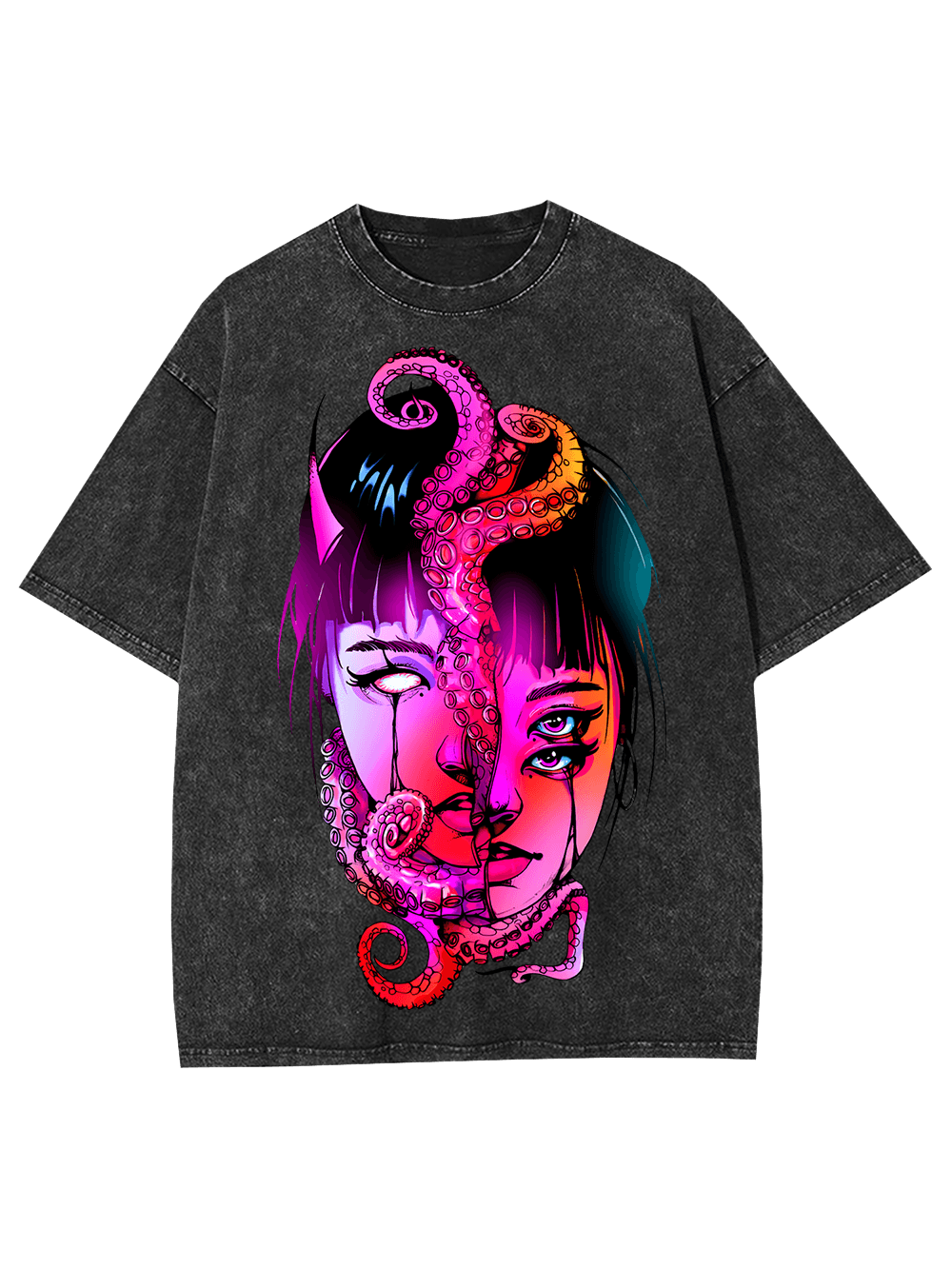 Duality of the Abyss Washed Tshirt
