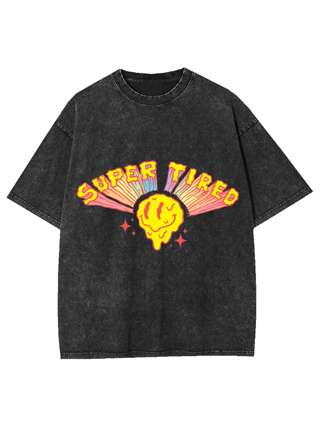 Super Tired Washed Tshirt