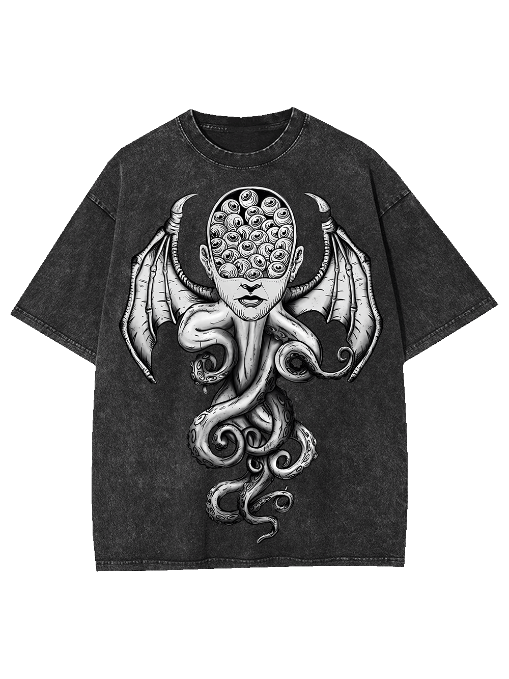 Octopus-Woman Hybrid Washed Tshirt