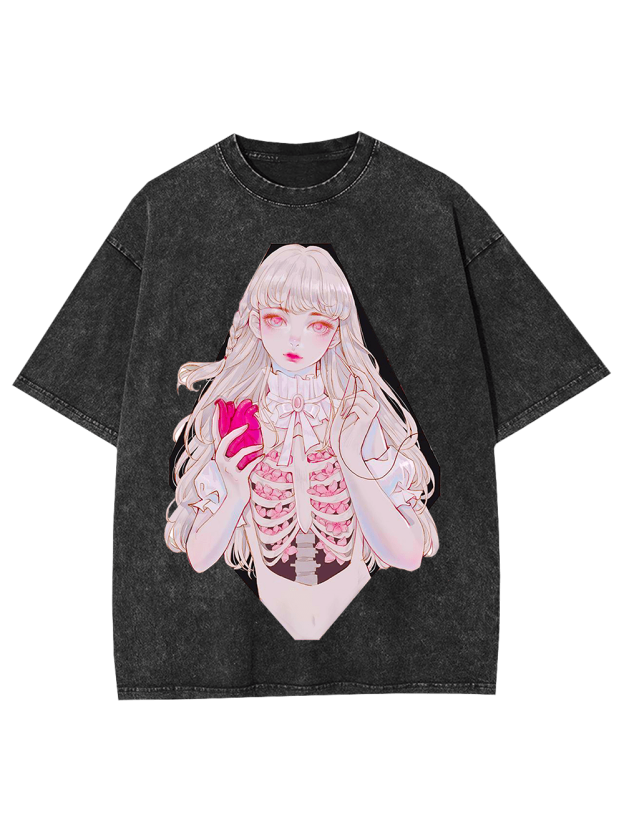 Heart Of Bloom Washed Tshirt