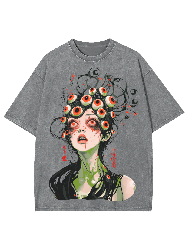 Eyeball Medusa Washed Tshirt