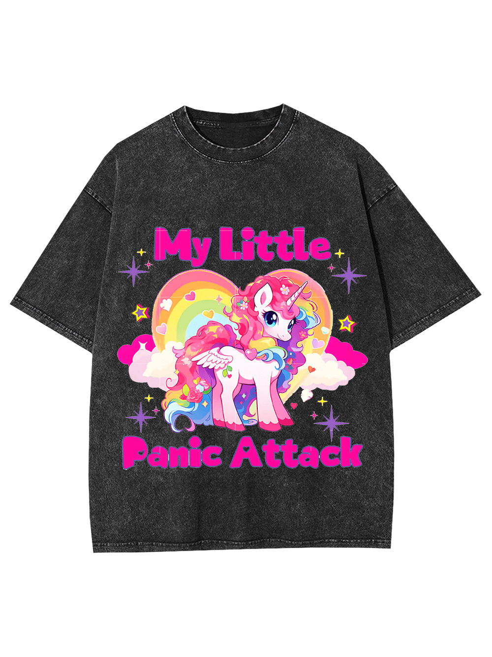 My Little Panic Attack Washed Tshirt