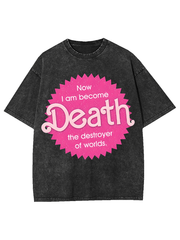 Sparkly Harbinger of Death Washed Tshirt