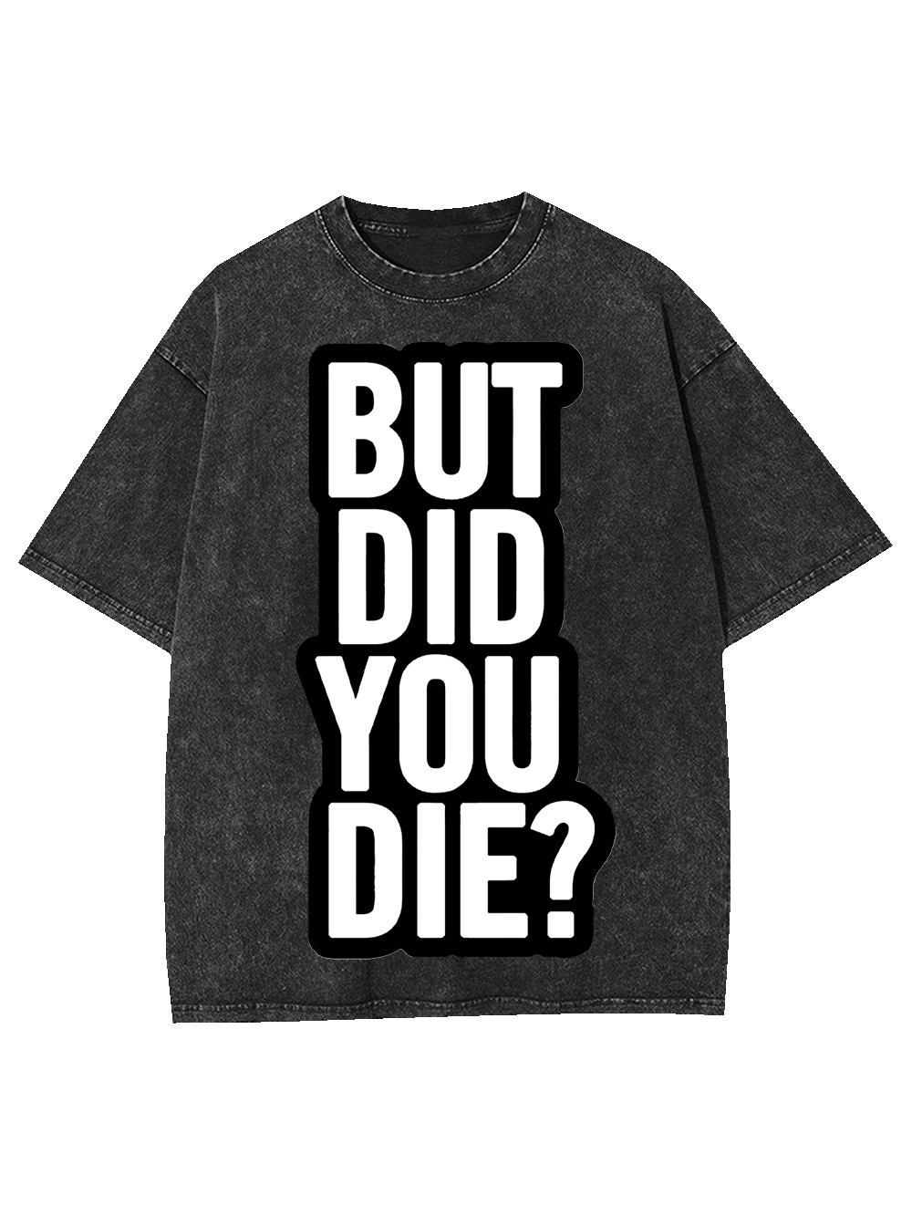 But Did YOU Die? Washed Tshirt