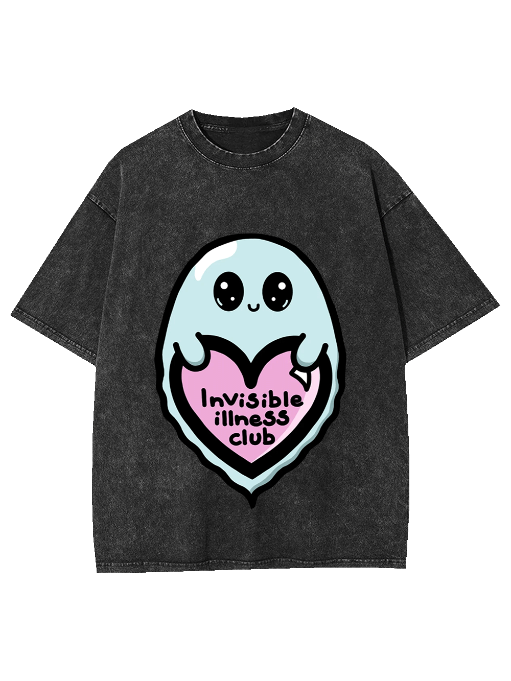Invisible Illness Club Washed Tshirt