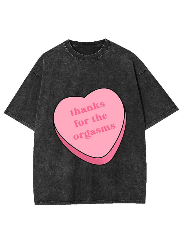 Thanks For The Orgasms Washed Tshirt