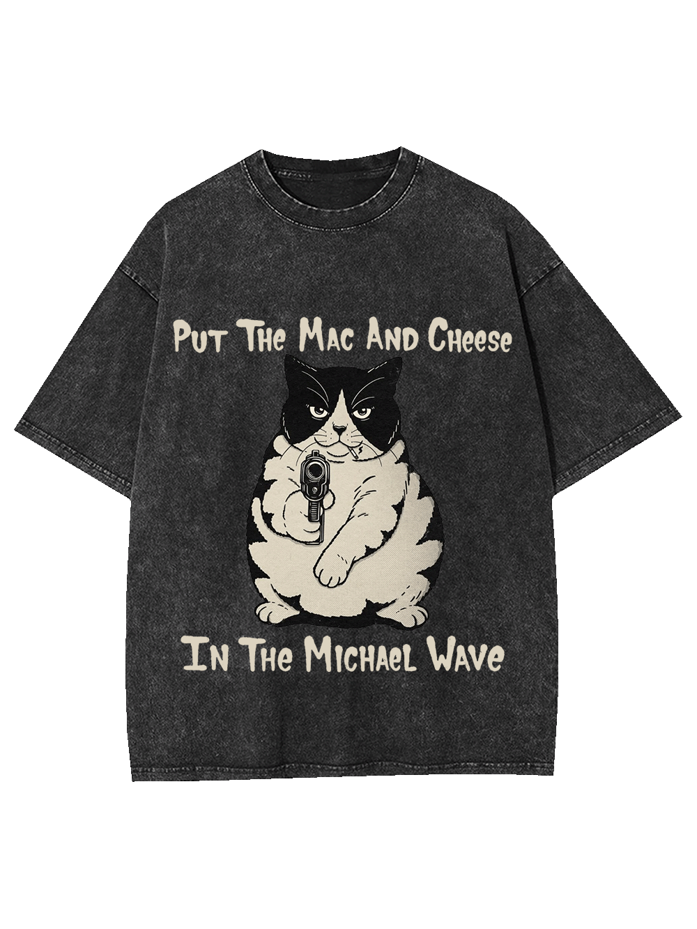 Put The Mac And Cheese Washed Tshirt
