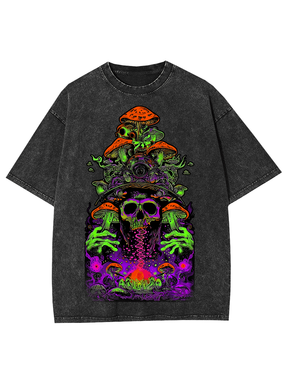 Mushroom Reverie Washed Tshirt