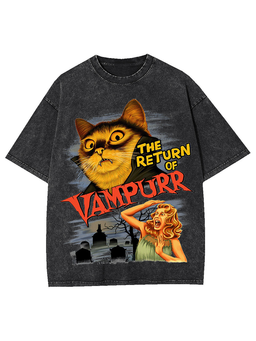 The Return Of Vampurr Washed Tshirt