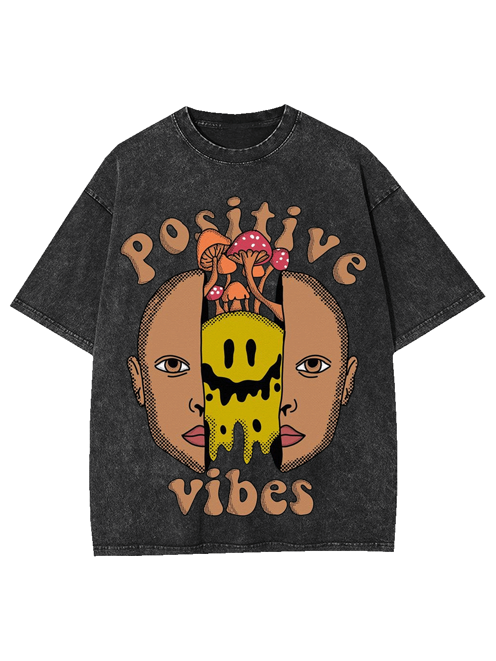 Positive Vibes Washed Tshirt