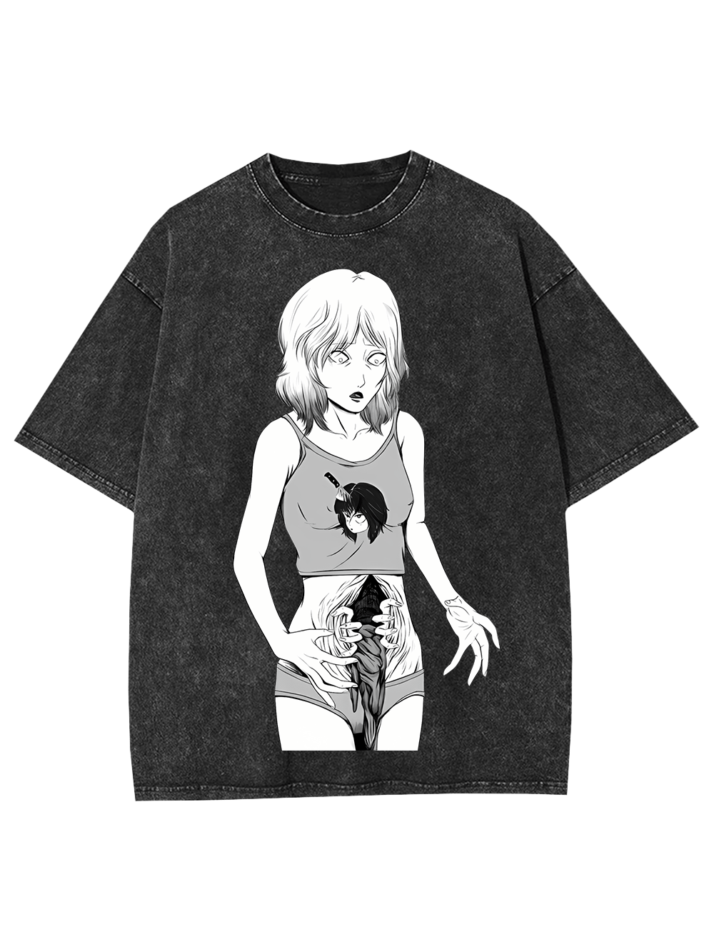 Inner Demon Washed Tshirt-ClassyOutlaw Sale