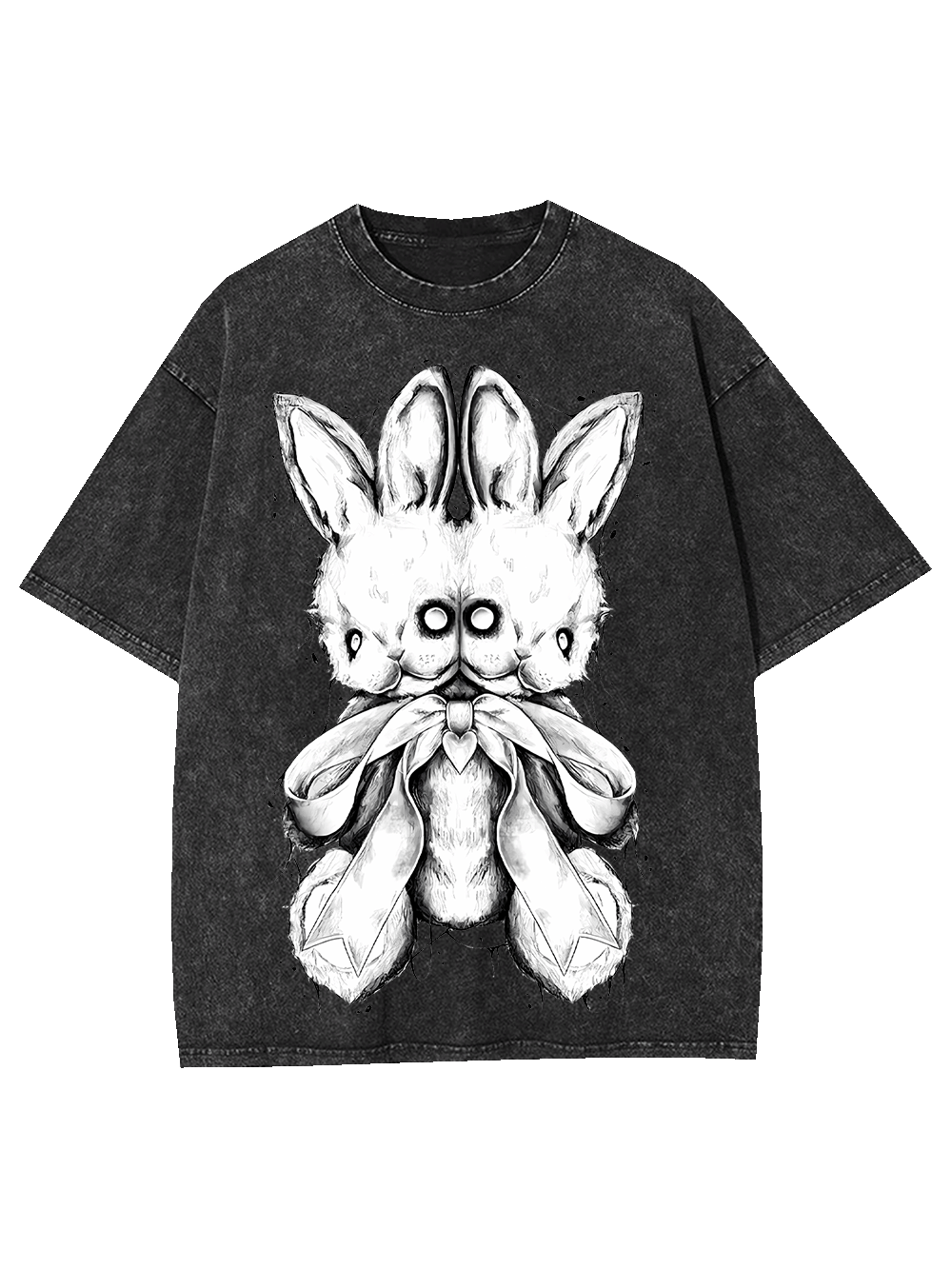 Two-Headed Bunny Washed Tshirt