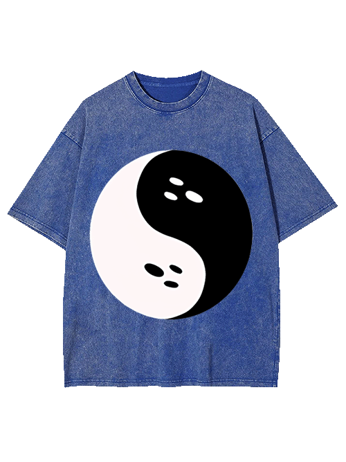 Spooky Yin Yang Washed Tshirt