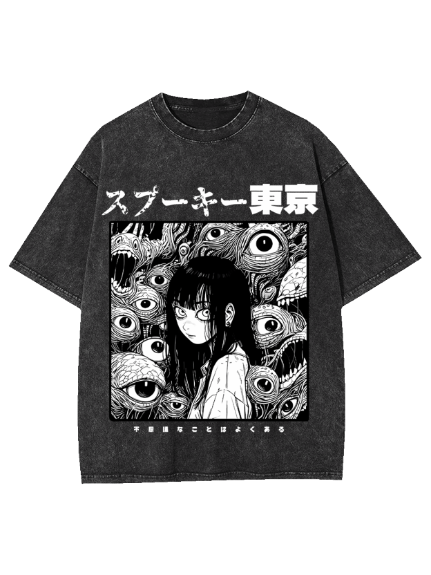 Spooky Tokyo Washed Tshirt