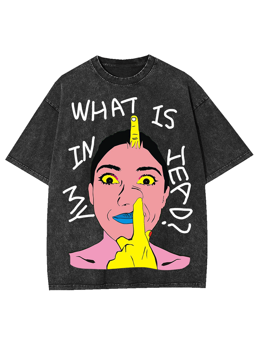 What Is In My Heads?  Washed Tshirt