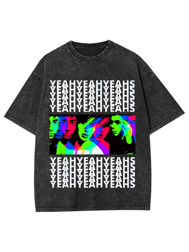 Yeah Yeah Yeahs Vibes Washed Tshirt