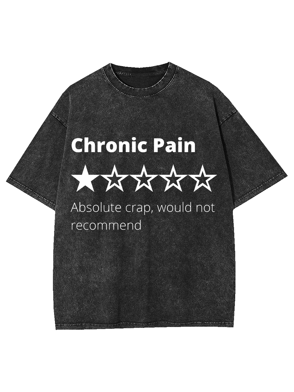 Chronic Pain Review Washed Tshirt