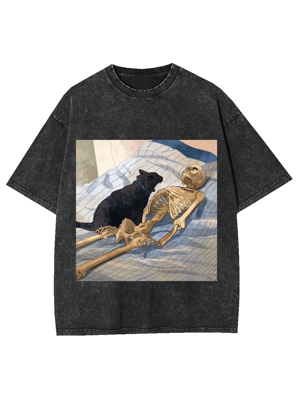 Wake Up Human Washed Tshirt