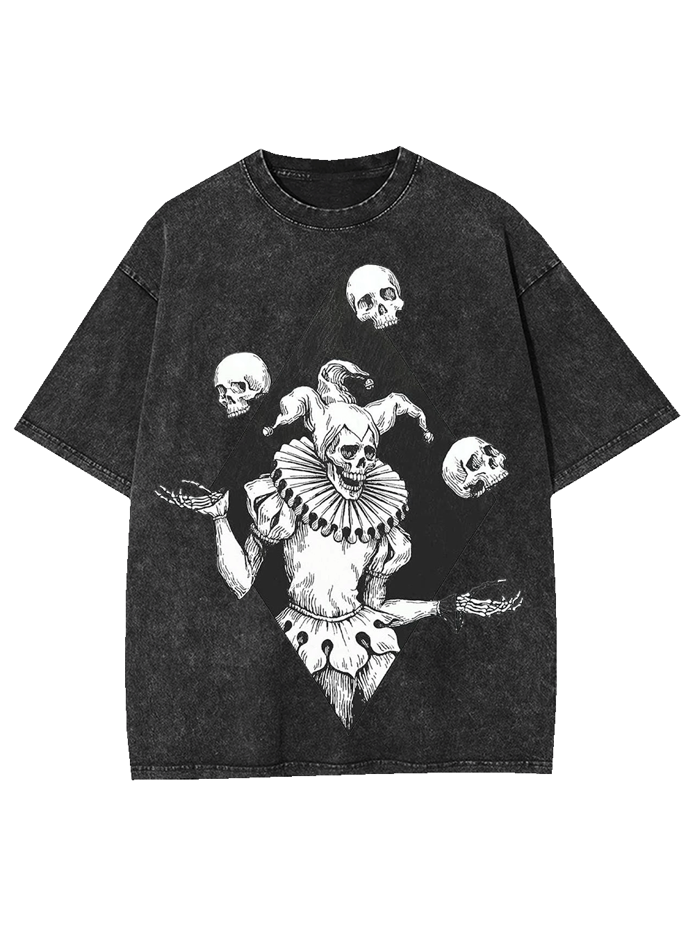 JESTER OF DEATH WASHED TSHIRT