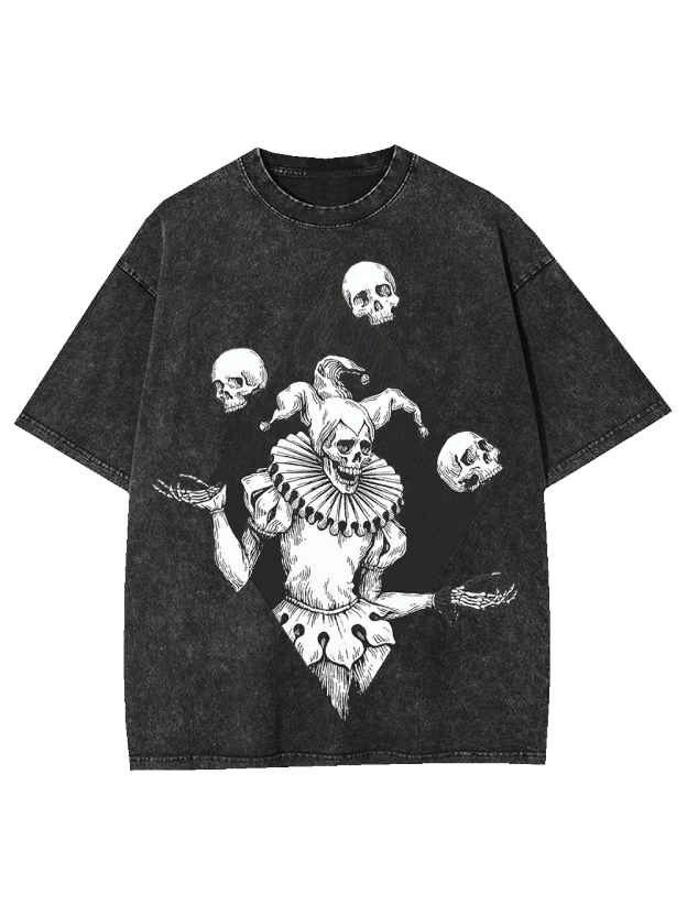 JESTER OF DEATH WASHED TSHIRT