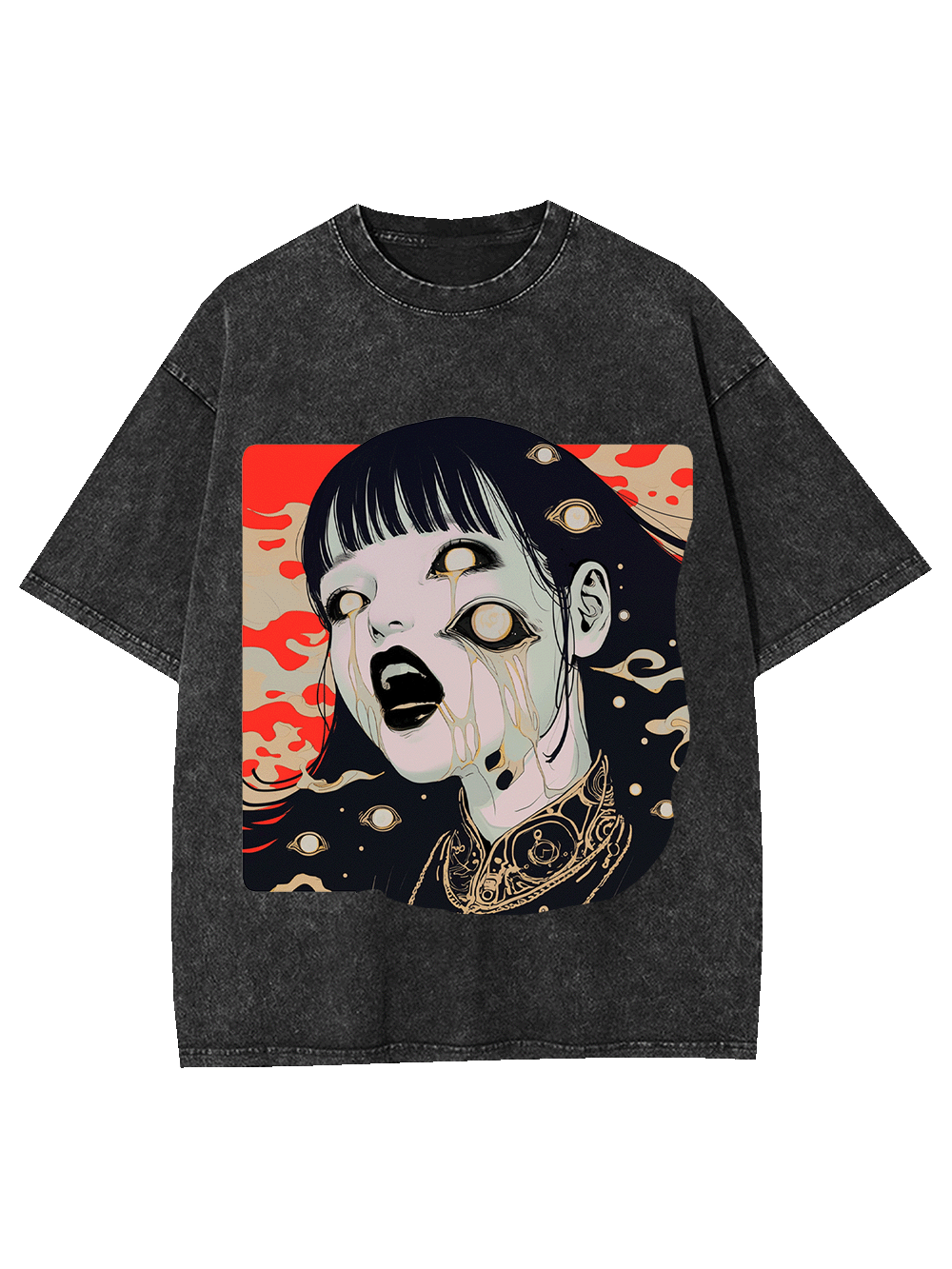EYES OF CHAOTIC DESPAIR WASHED TSHIRT