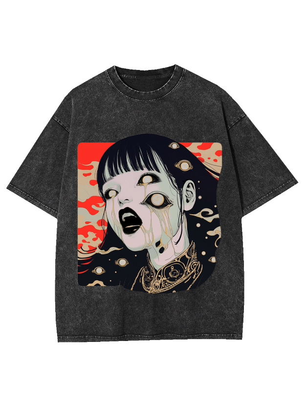 EYES OF CHAOTIC DESPAIR WASHED TSHIRT