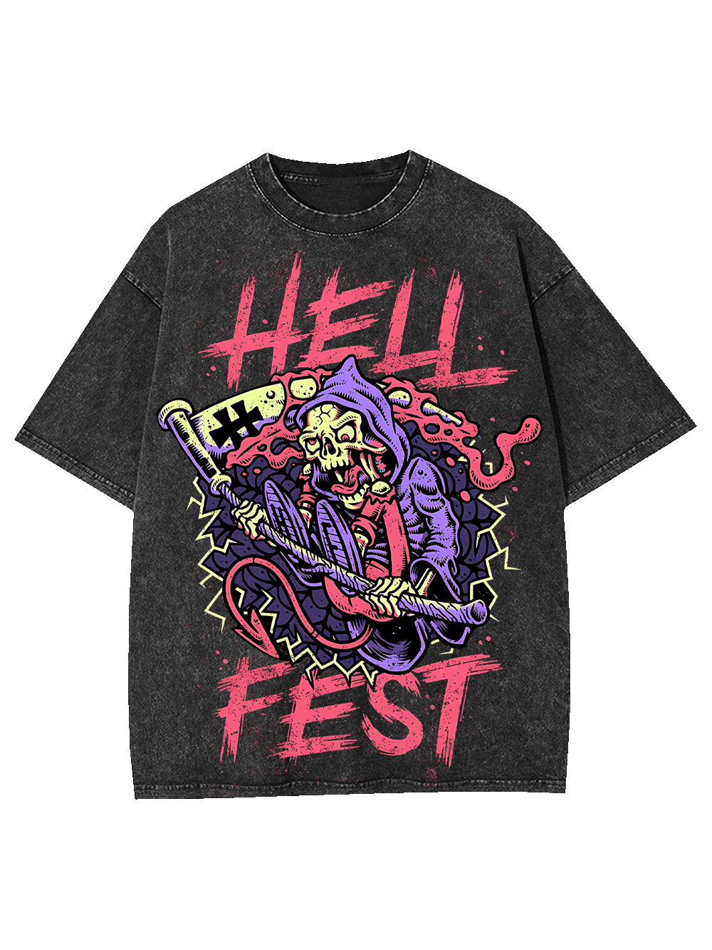 Hell Fest Washed Tshirt