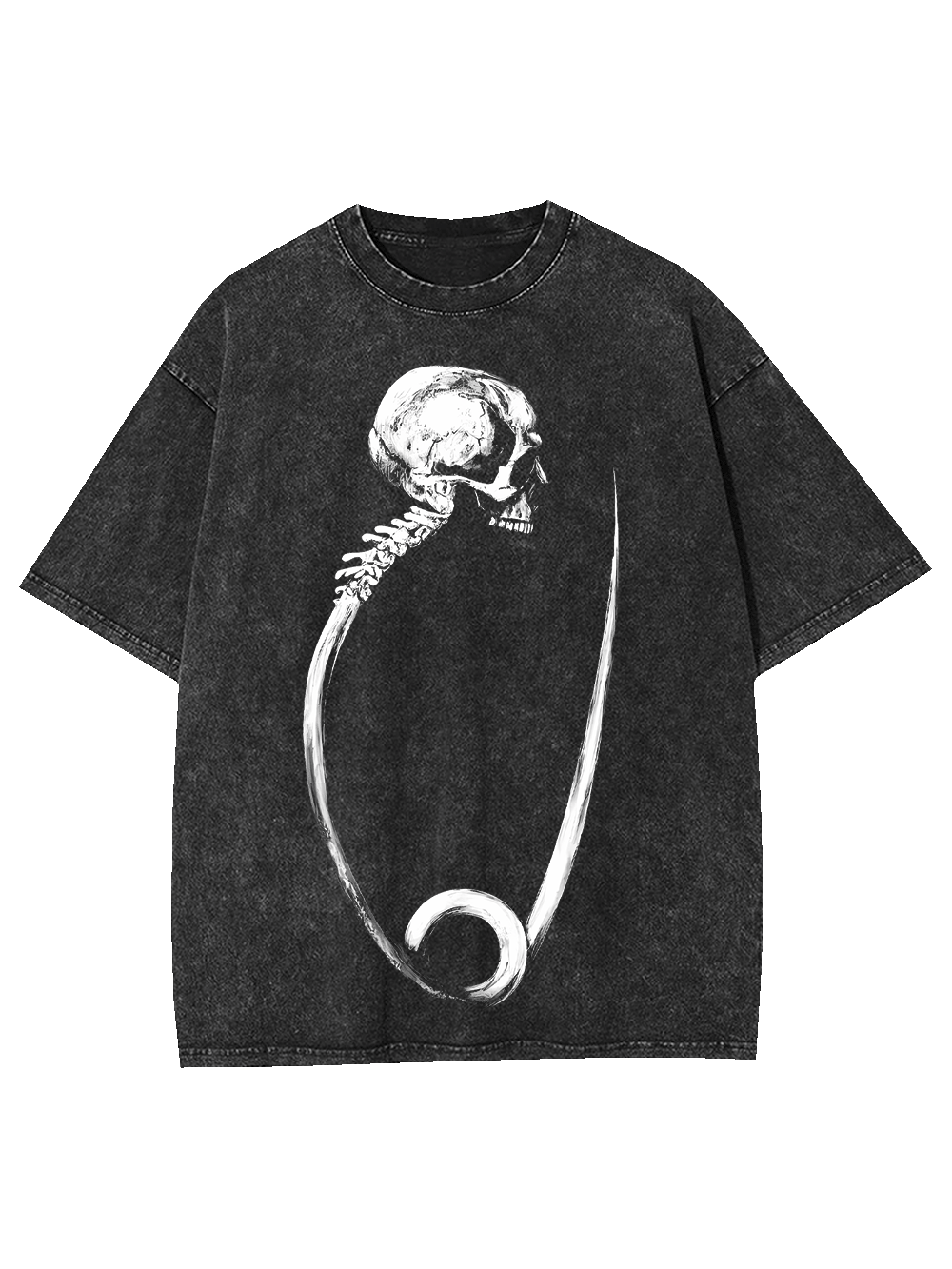 Skull and Needle Washed Tshirt