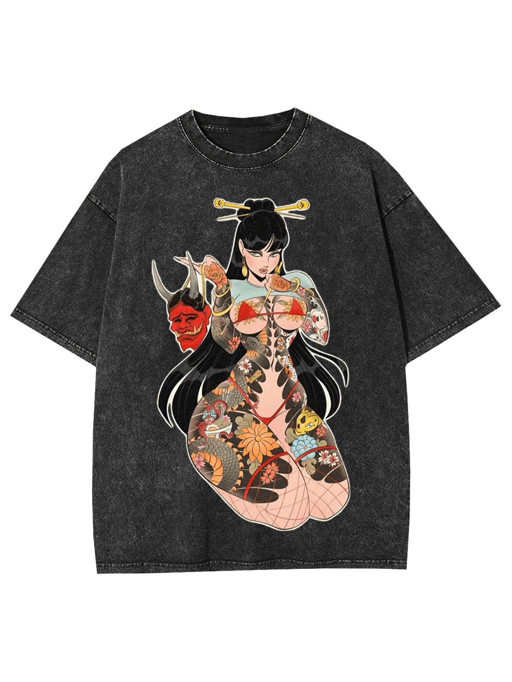 Tattooed Mystique Washed Tshirt