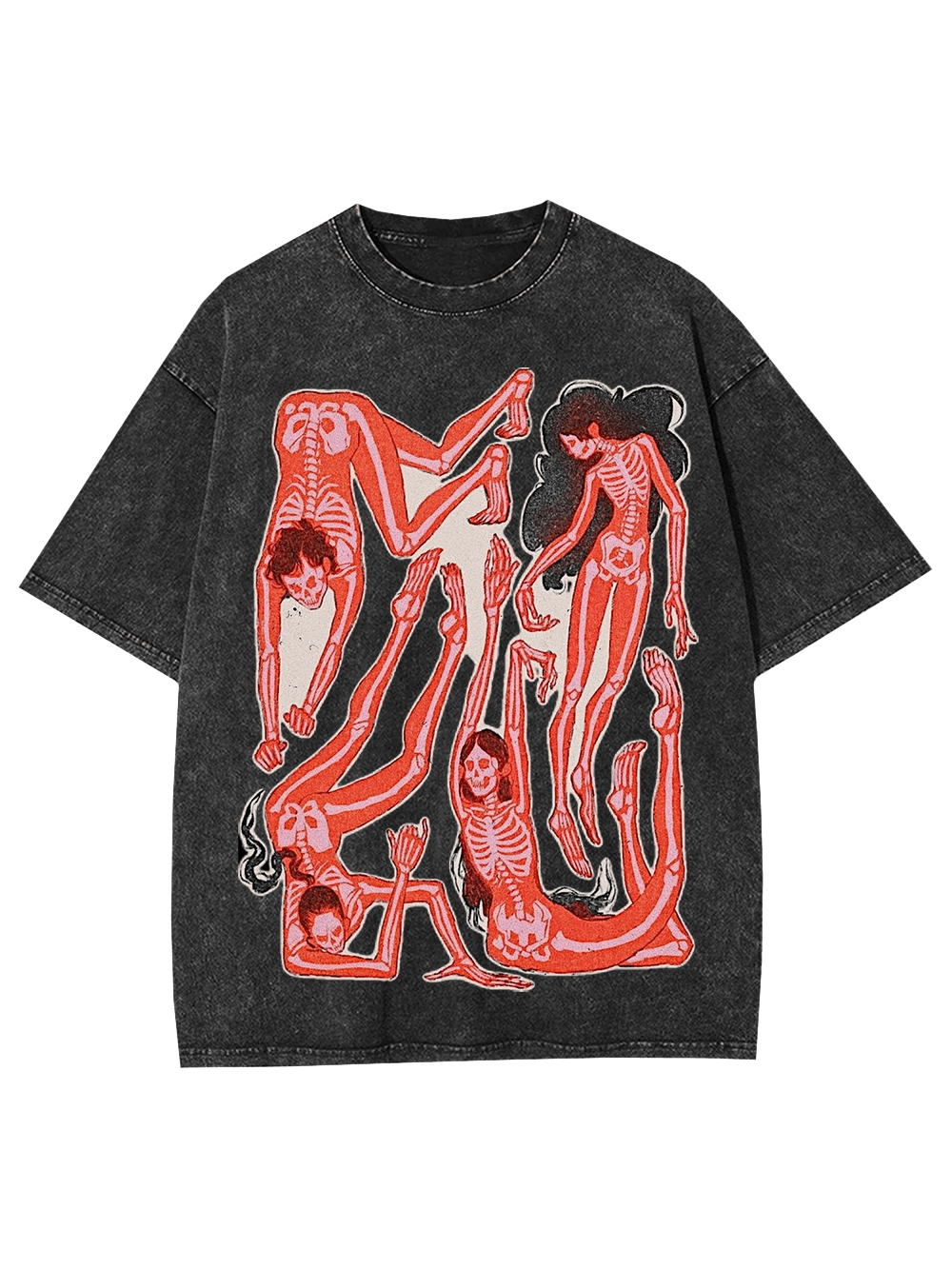 Dance Of The Skeletons Washed Tshirt