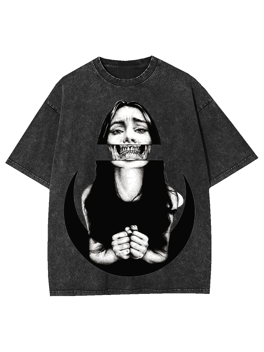 SILENT SCREAM WASHED TSHIRT