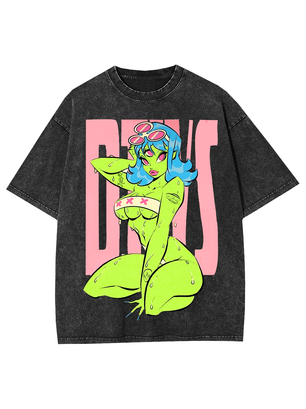 Alien Diva Washed Tshirt