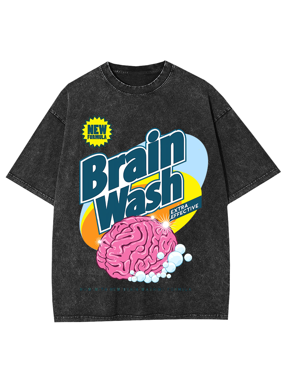 Brain Wash Washed Tshirt