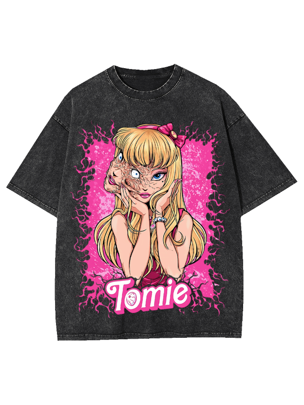 The Two Faces Of Tomie Washed Tshirt
