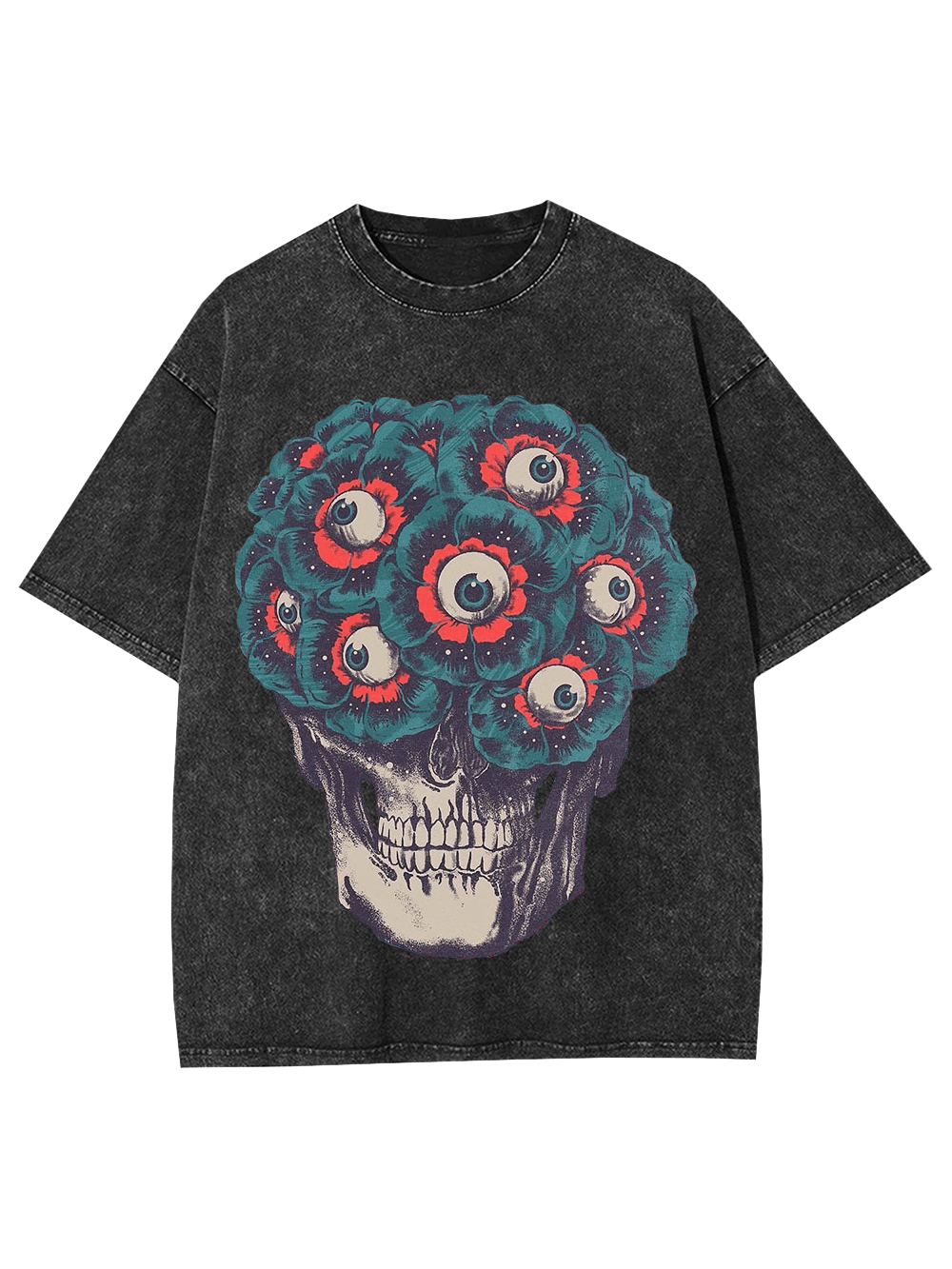 Blooming Gaze Washed Tshirt-ClassyOutlaw Sale