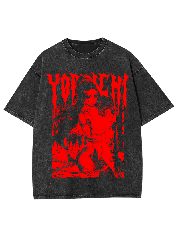 Yoruichi Washed Tshirt