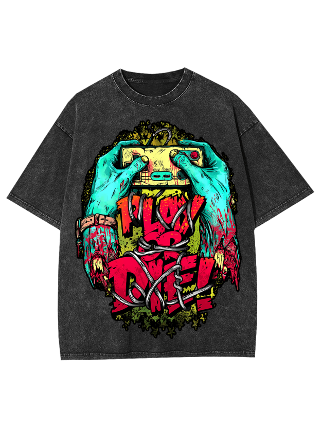 Play Or Die! Washed Tshirt