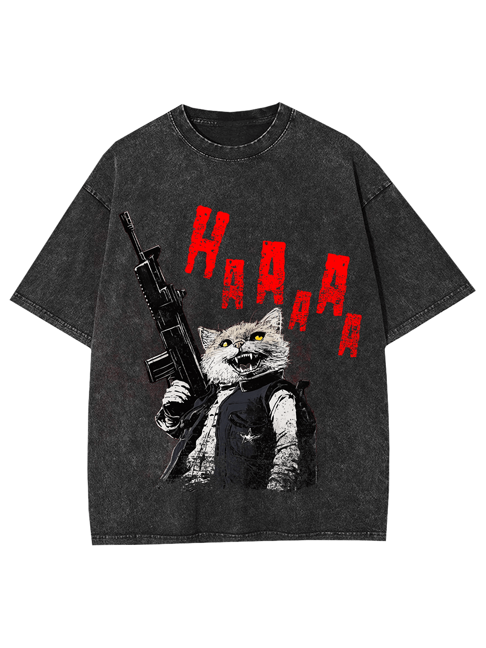 Haaaaa Washed Tshirt