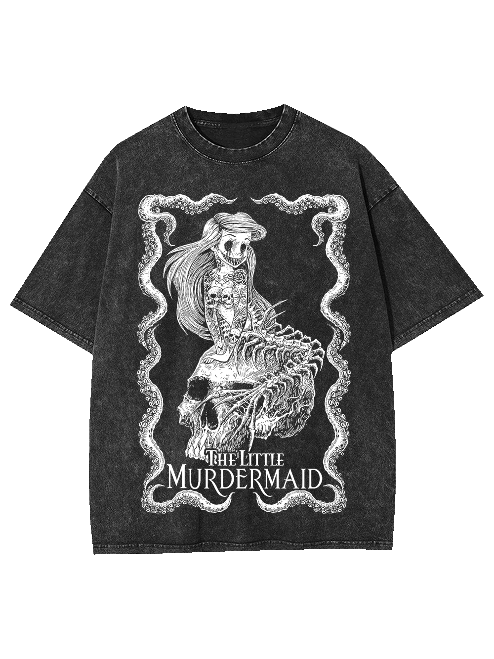 Dark Mermaid Tales Washed Tshirt