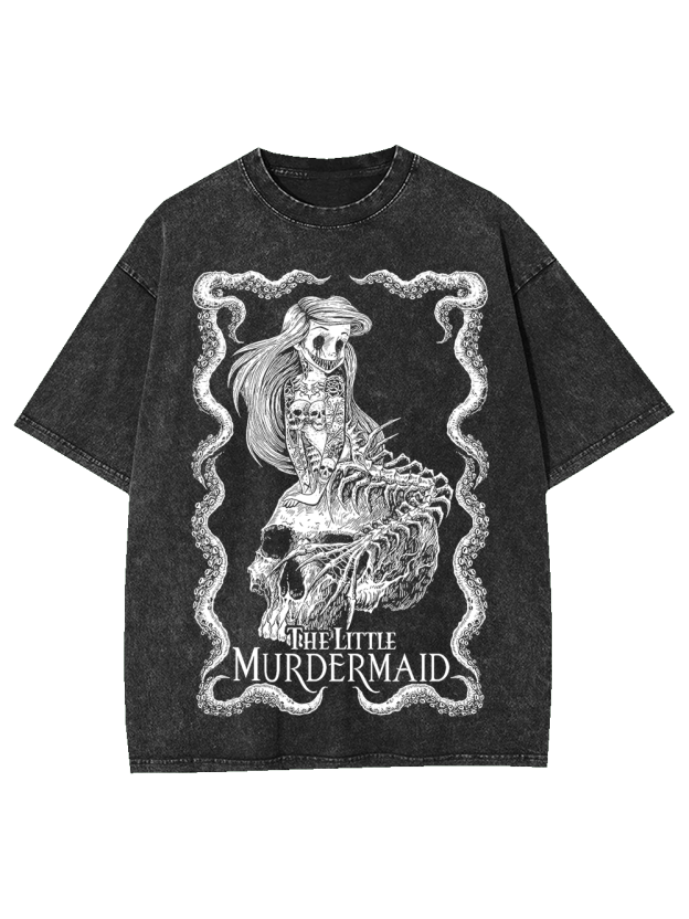 Dark Mermaid Tales Washed Tshirt