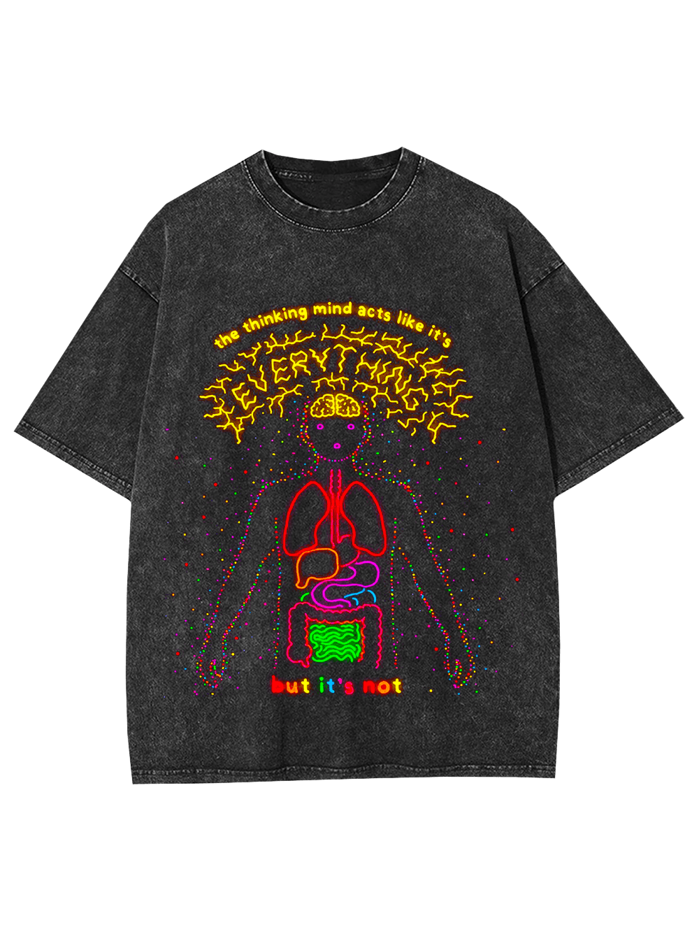 The Thinking Mind Acts Like It's Washed Tshirt